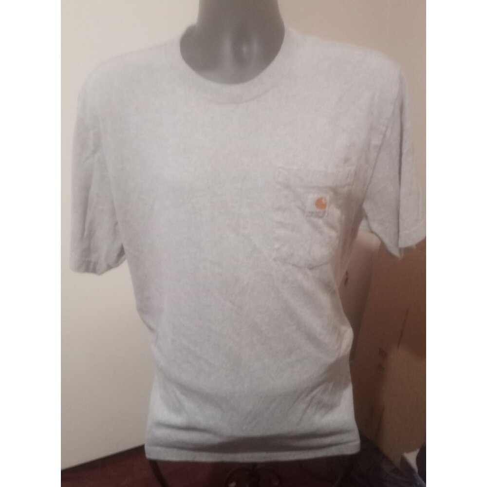Carhartt Men's Loose Fit Short Sleeve Pocket T-Shirt Medium M Gray